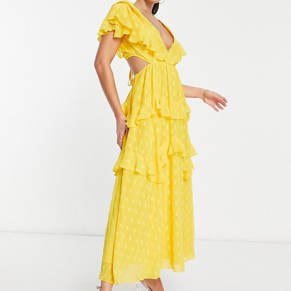 Yellow ASOS Maxi Dress